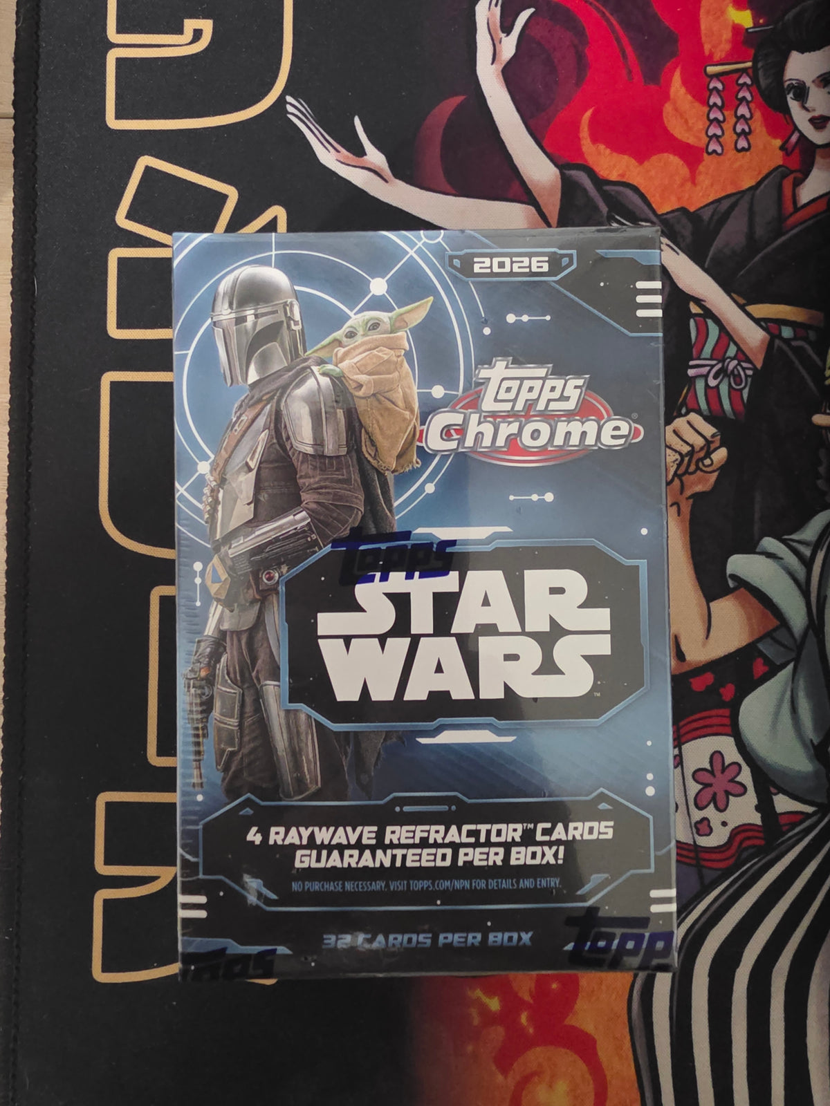 2026 Topps Chrome Star Wars Hobby Box – 32 Cards