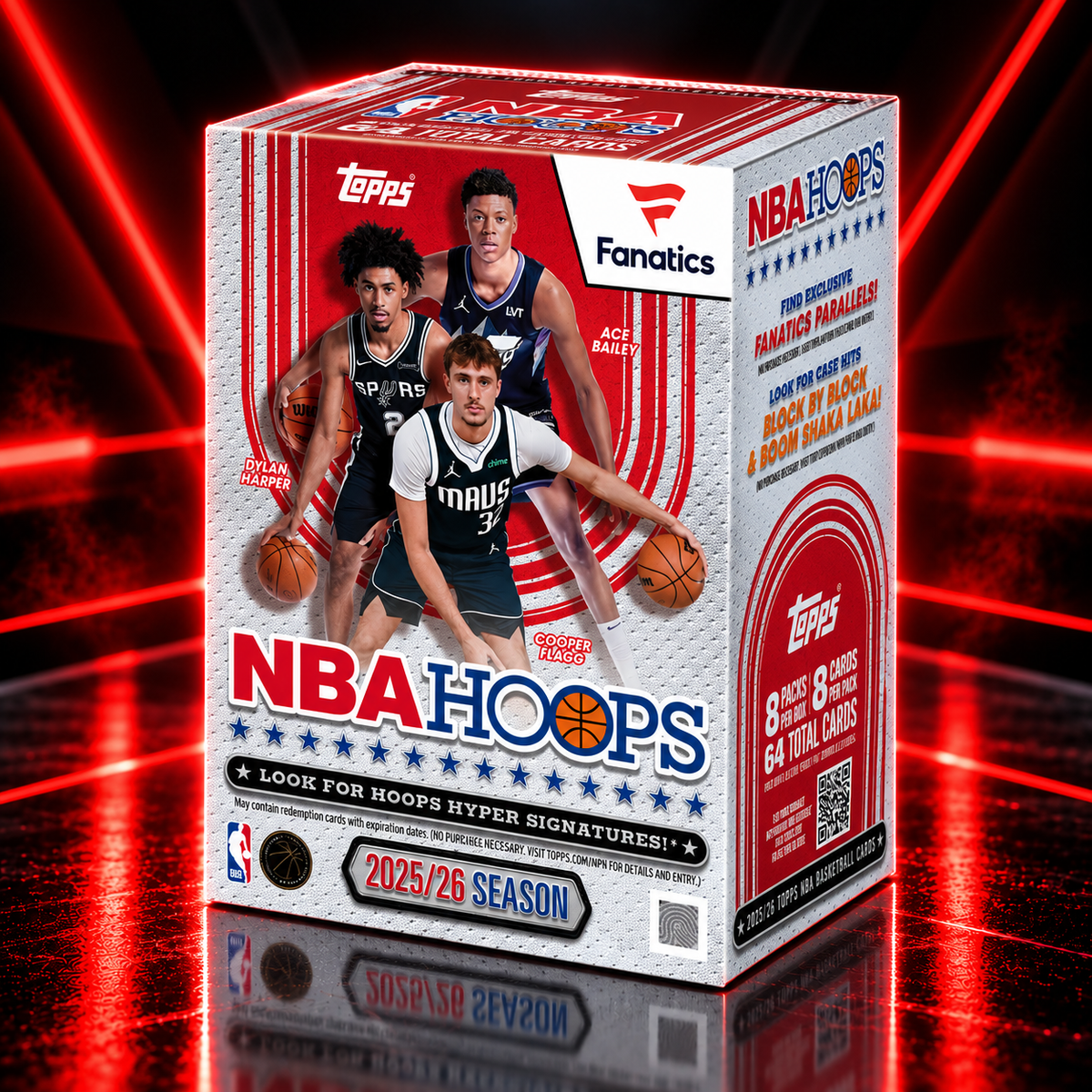 2025/26 Topps NBA Hoops Fanatics Blaster Box
