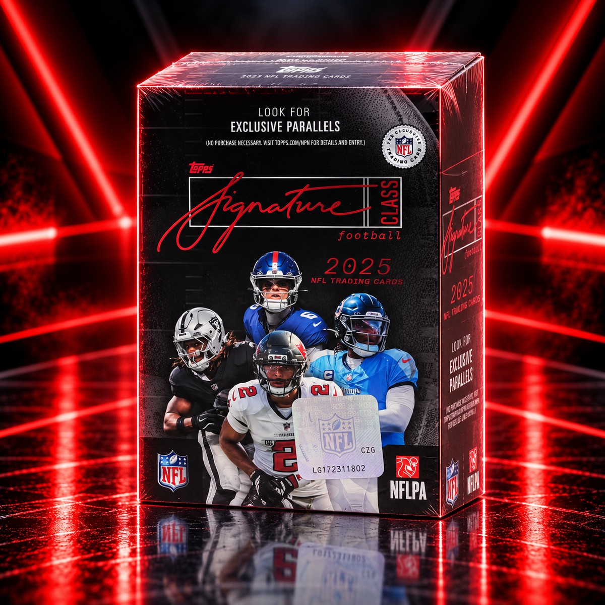 Topps Signature Class 2025 NFL blaster