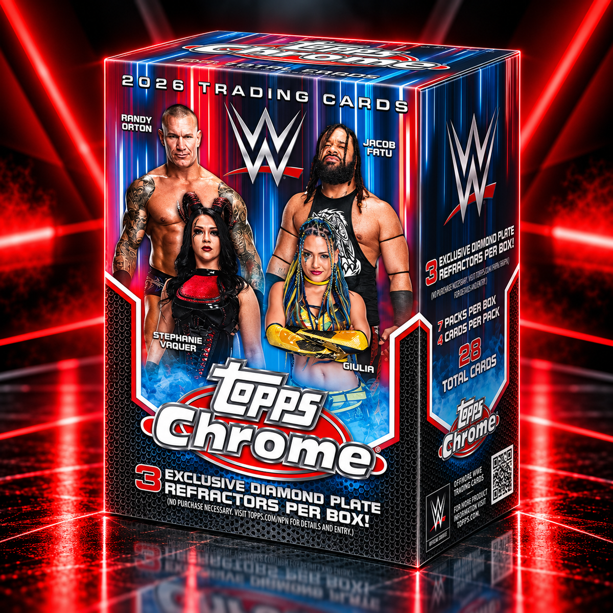 Topps Chrome WWE 2026 BLASTER BOX