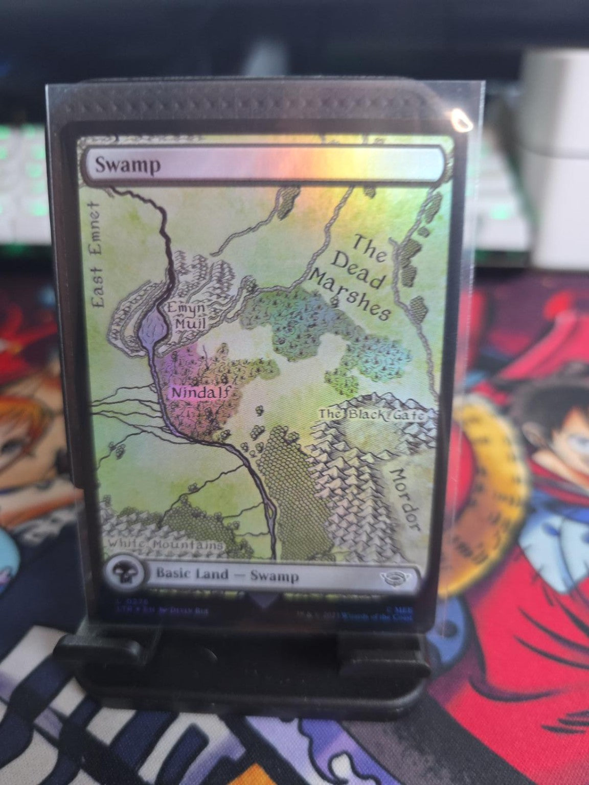 Magic: The Gathering – Swamp (Basic Land) | The Lord of the Rings – Map Art