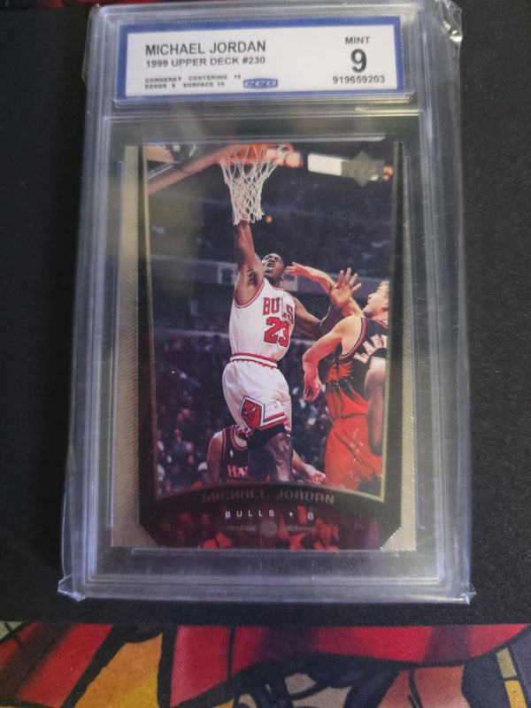 Michael Jordan 1999 Upper Deck #230 – CCG 9 Mint