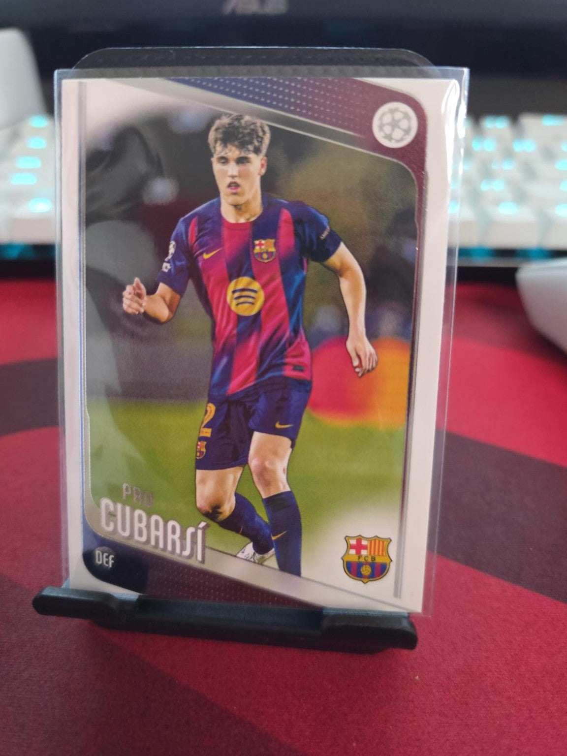 Pau Cubarsí #183 — Topps UEFA Club Competitions 2025-26