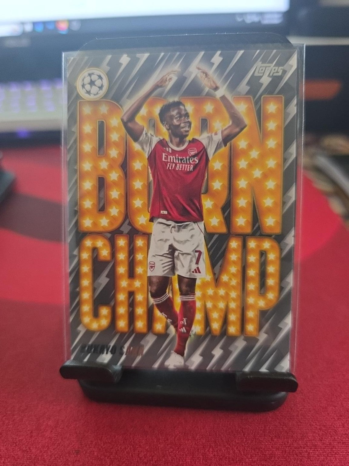 Bukayo Saka – Born Champ #BC-1 | 2025-26 Topps UEFA Club Competitions