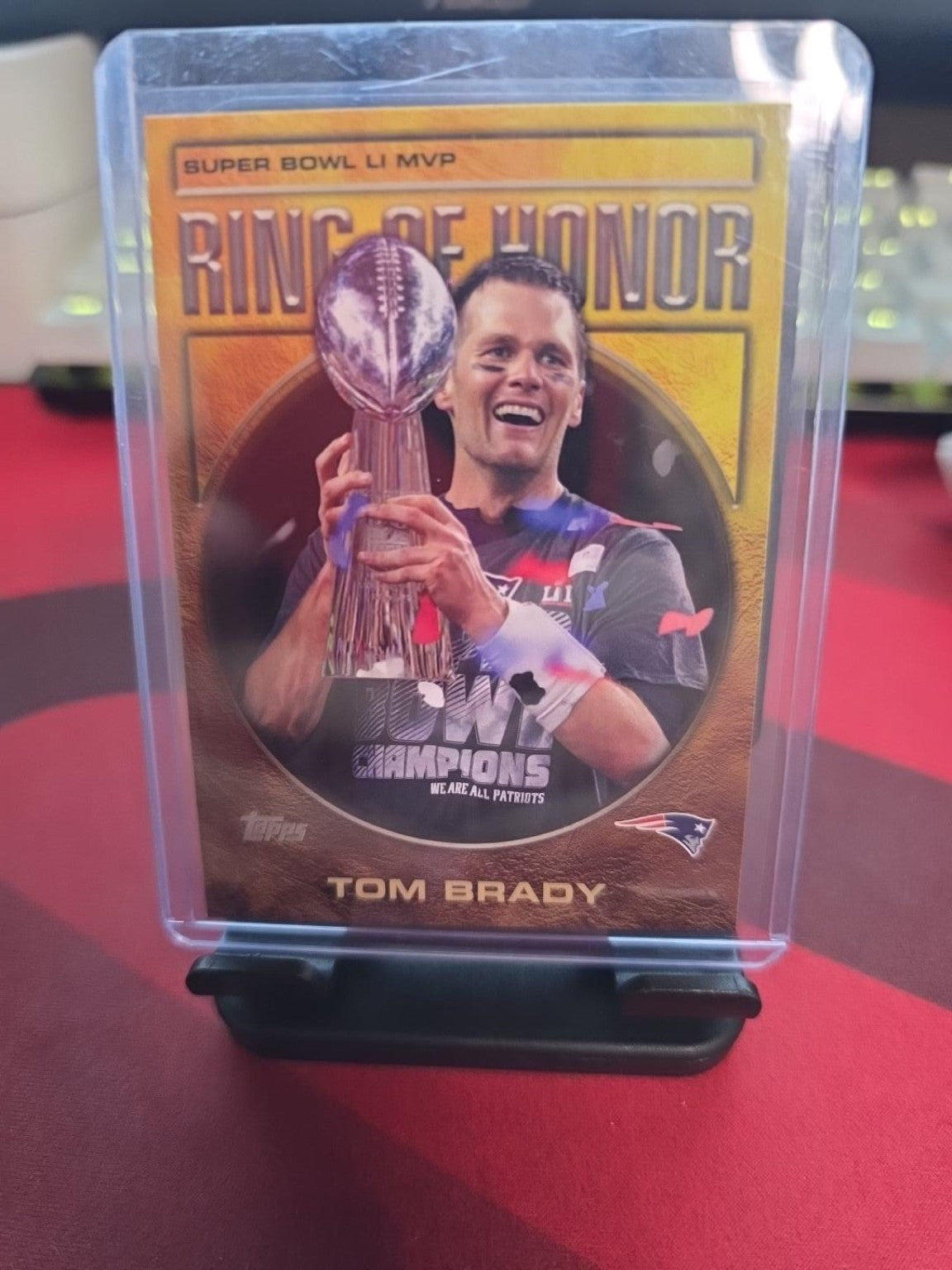 2026 Topps Flagship Tom Brady Ring of Honor #ROH-1 – Super Bowl LI MVP