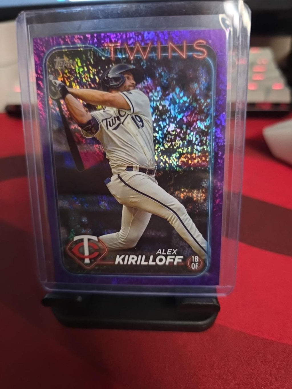 2024 Topps Series 1 Alex Kirilloff Purple HoloFoil #148 – Minnesota Twins