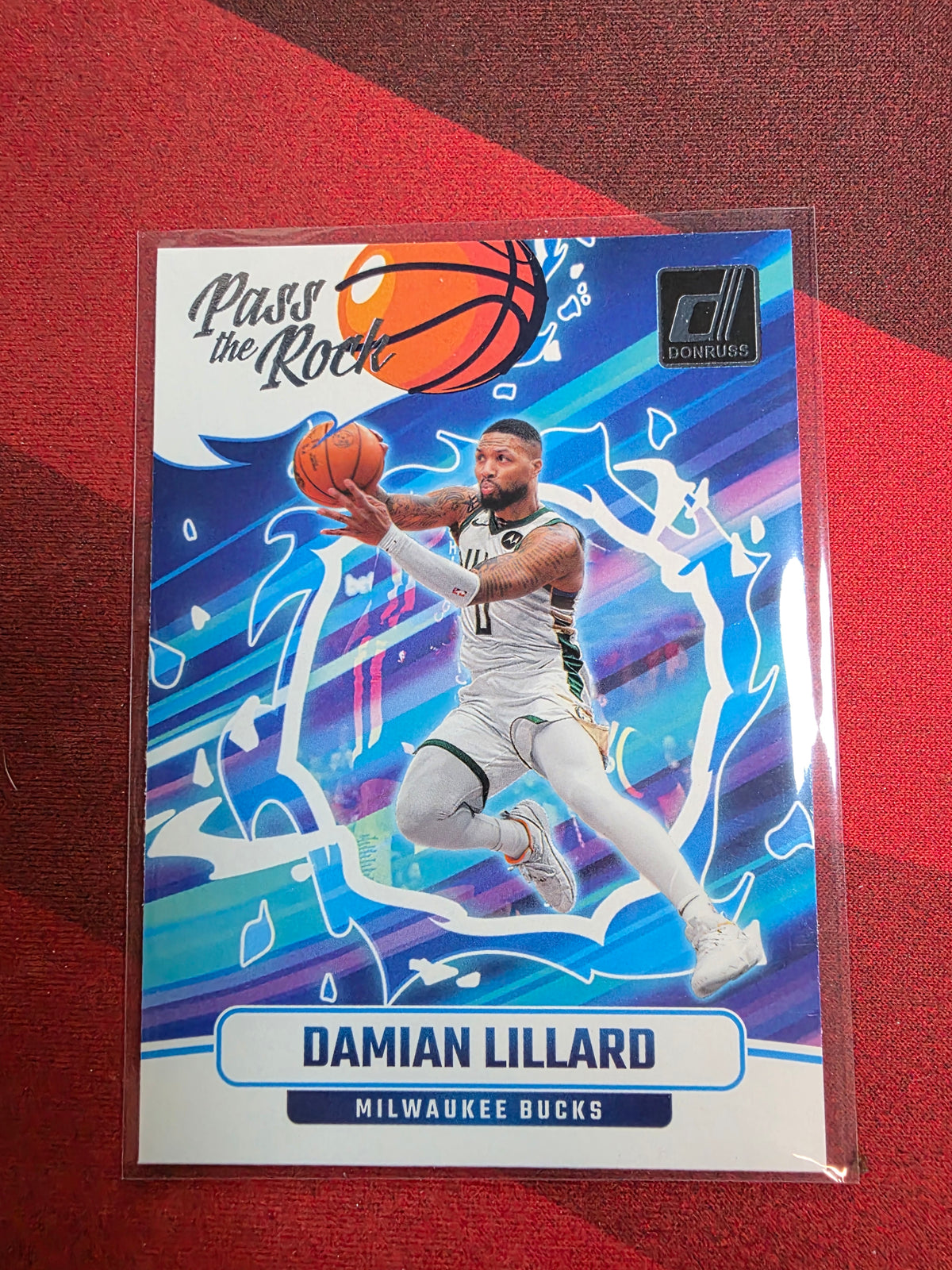 Damian Lillard #1 Pass the Rock – 2024-25 Donruss Basketball
