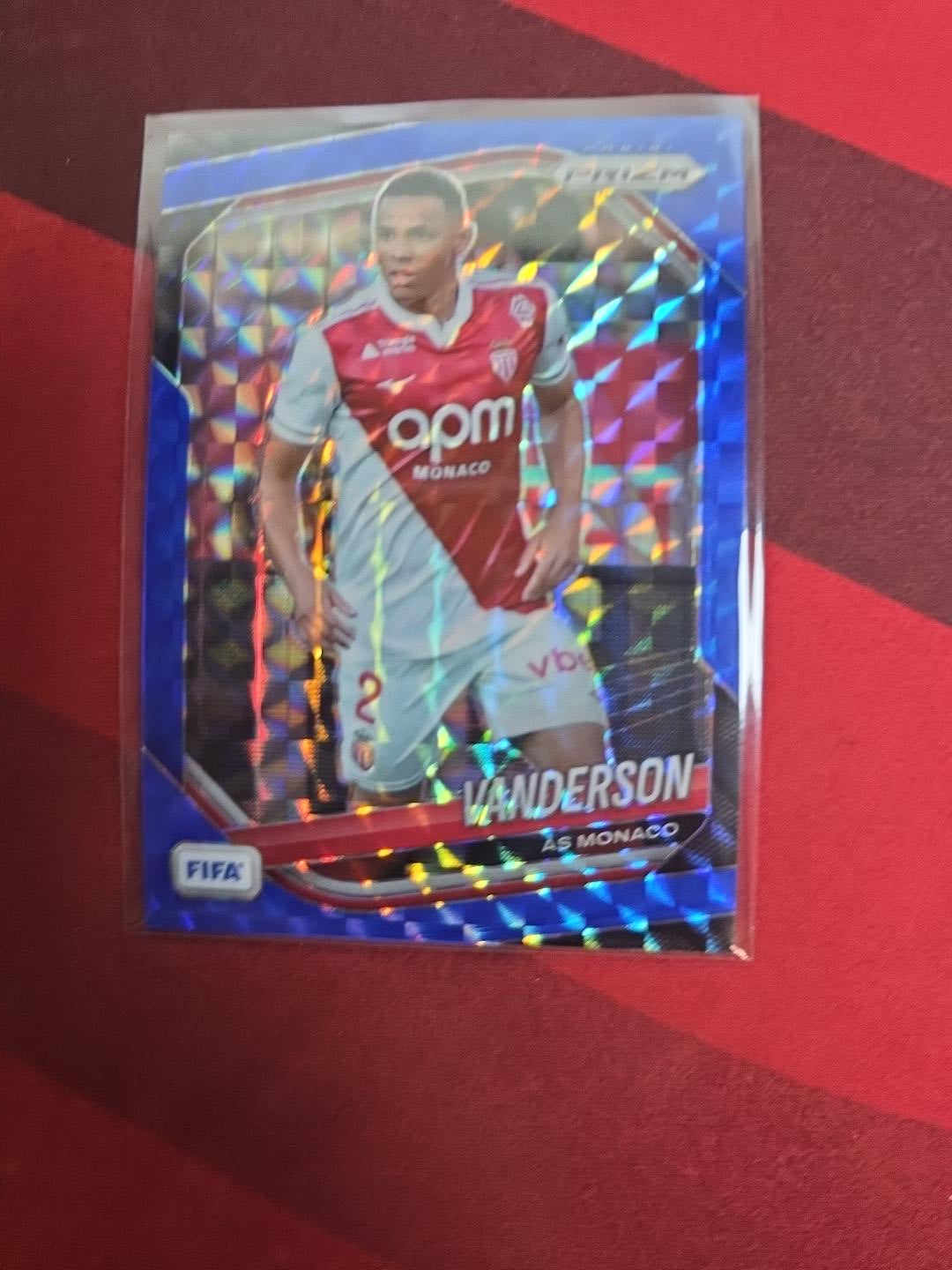 Vanderson #162 Blue Mosaic Prizm /209 – 2025-26 Panini Prizm FIFA