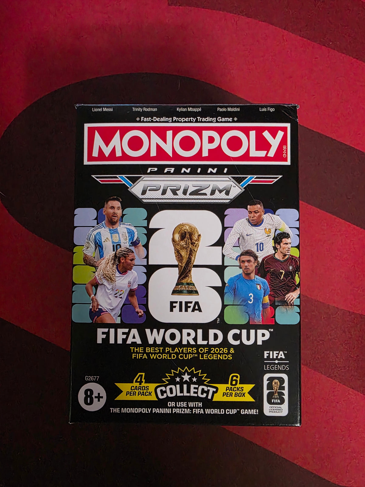 2026 Panini Prizm FIFA World Cup Monopoly Box