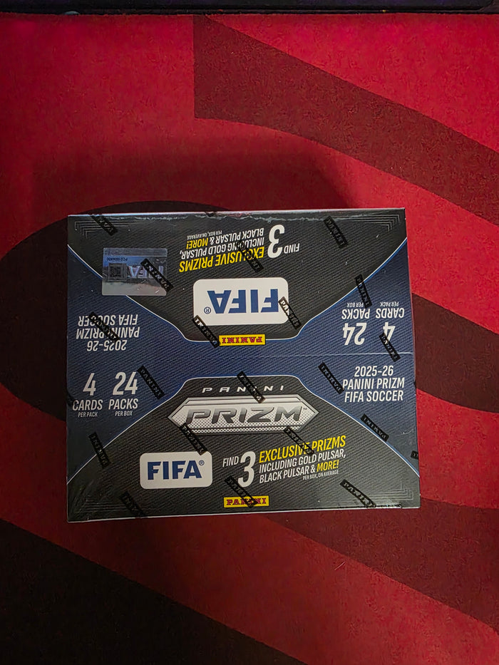 2025-26 Panini Prizm FIFA Soccer Retail Box
