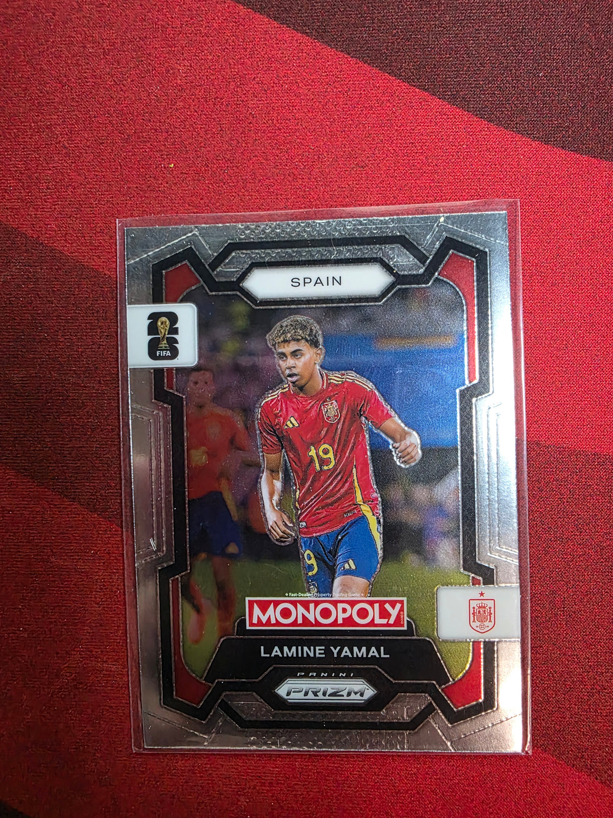 Lamine Yamal #41 Base Prizm – 2026 Panini Prizm Monopoly FIFA World Cup