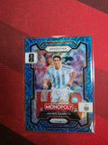 Javier Zanetti #5 Four Corners Blue Wave Prizm – 2026 Panini Prizm Monopoly FIFA World Cup